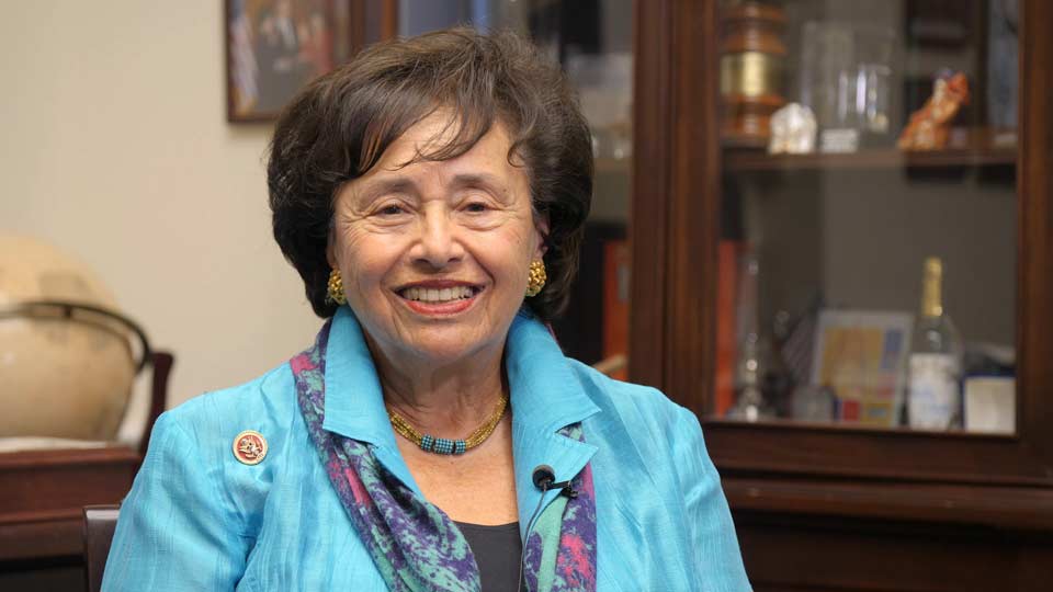 Representative Nita Lowey's recorded message for an event